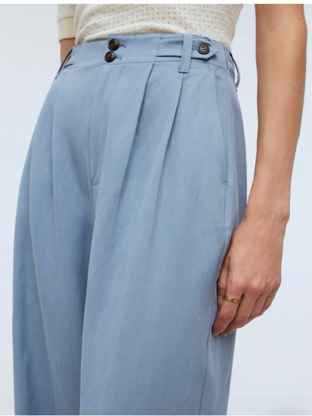 Madewell wide leg pants size 8 medium - Picture 3 of 8